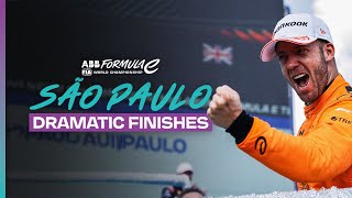 "Magnificent race! Magnificent win!" 🤩 | Dramatic finishes at the São Paulo E-Prix