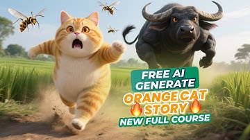 Youtube Niches Orange Cat AI - Create 3D Animated Stories Orange Cat with Free AI Video Generator