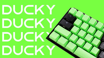 NEW Ducky Rubber Keycaps! Here
