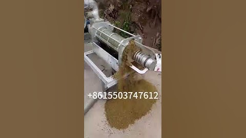 Cow Dung Drying Machine For Sale | Manure Dewatering Machine Cow Manure Dryer Solid Liquid Separator