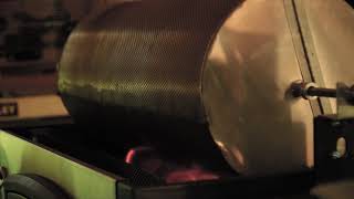 Rustic Wood Fire Coffee Bean Roasting