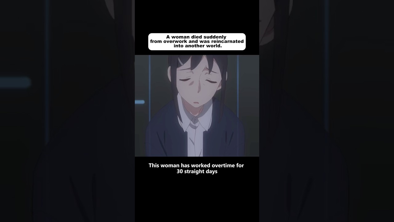 A woman died suddenly while working overtime and was reincarnated into another world. 