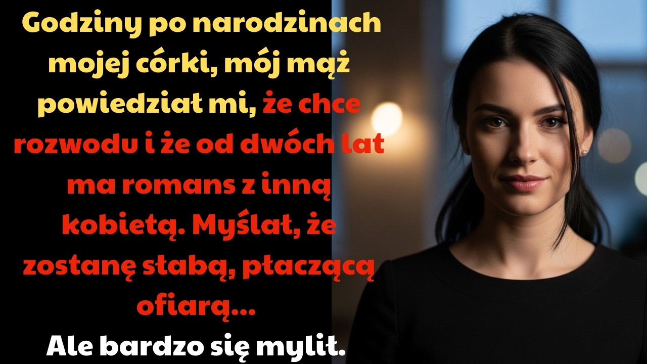 Po porodzie mąż poprosił o rozwód — ale nie spodziewał się tego, co zrobiłam w odpowiedzi