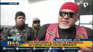 Motociclistas piden al Gobierno revisar prohibición de acompañantes en moto