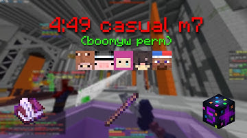 4:49 M7 Casual 5/5 Legit Mage POV | Hypixel Skyblock