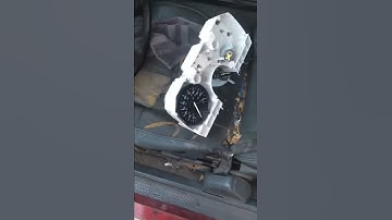 Easiest way to remove gauge cluster in a 89 rs Camaro