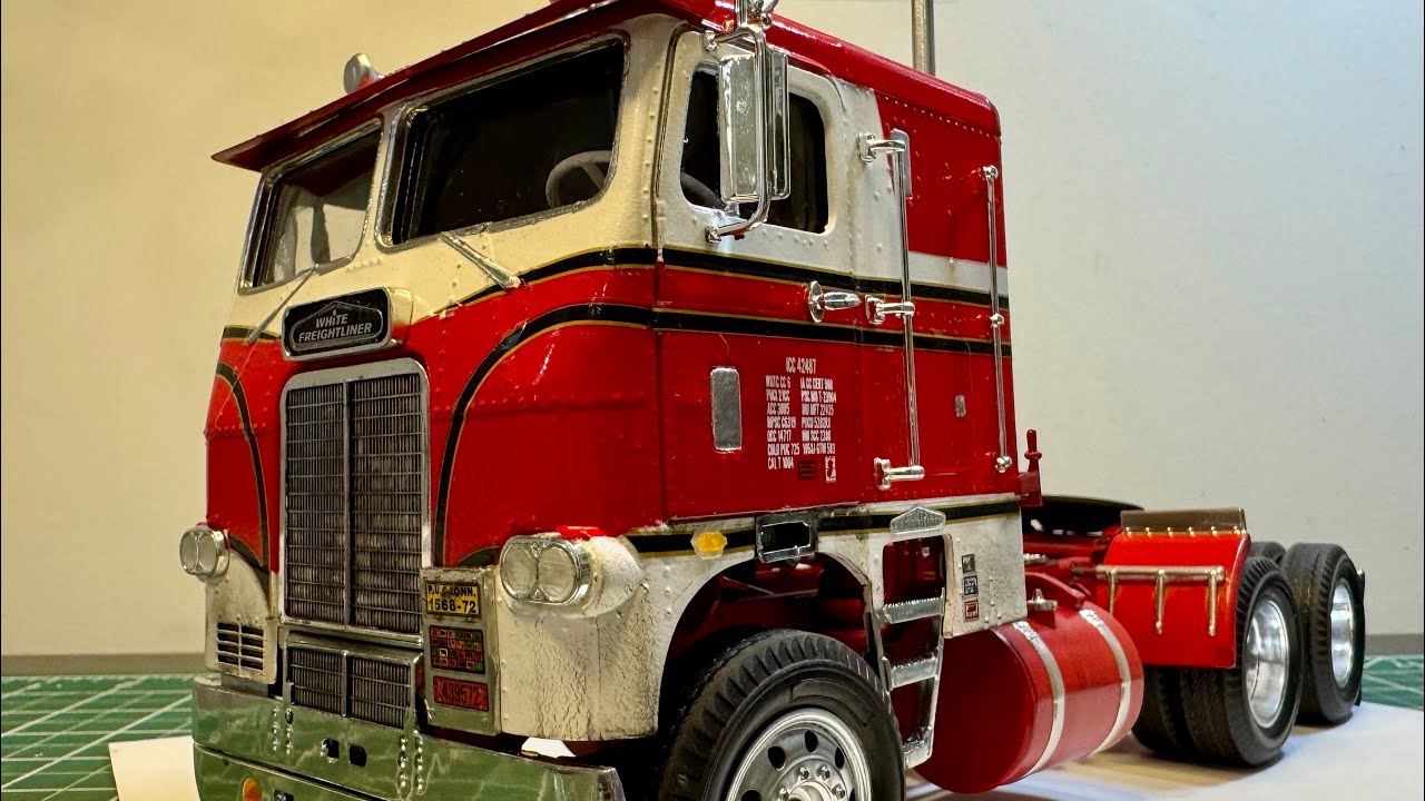 Episode 51-AMT White Freightliner Build Part 9, Final Details and Completion 💪! 