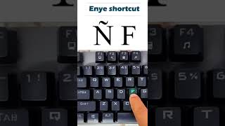 Type “Ñ” in 2 seconds?! 🤯 MS Word shortcut #pc #msword #laptop #windowscomputer #mswordtips