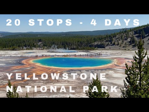 20 STOPS in 4 DAYS at YELLOWSTONE NATIONAL PARK | Things to do in Yellowstone National Park