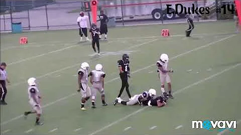 Eric Dukes RPFL Football Highlights 2018 WR/DB #14