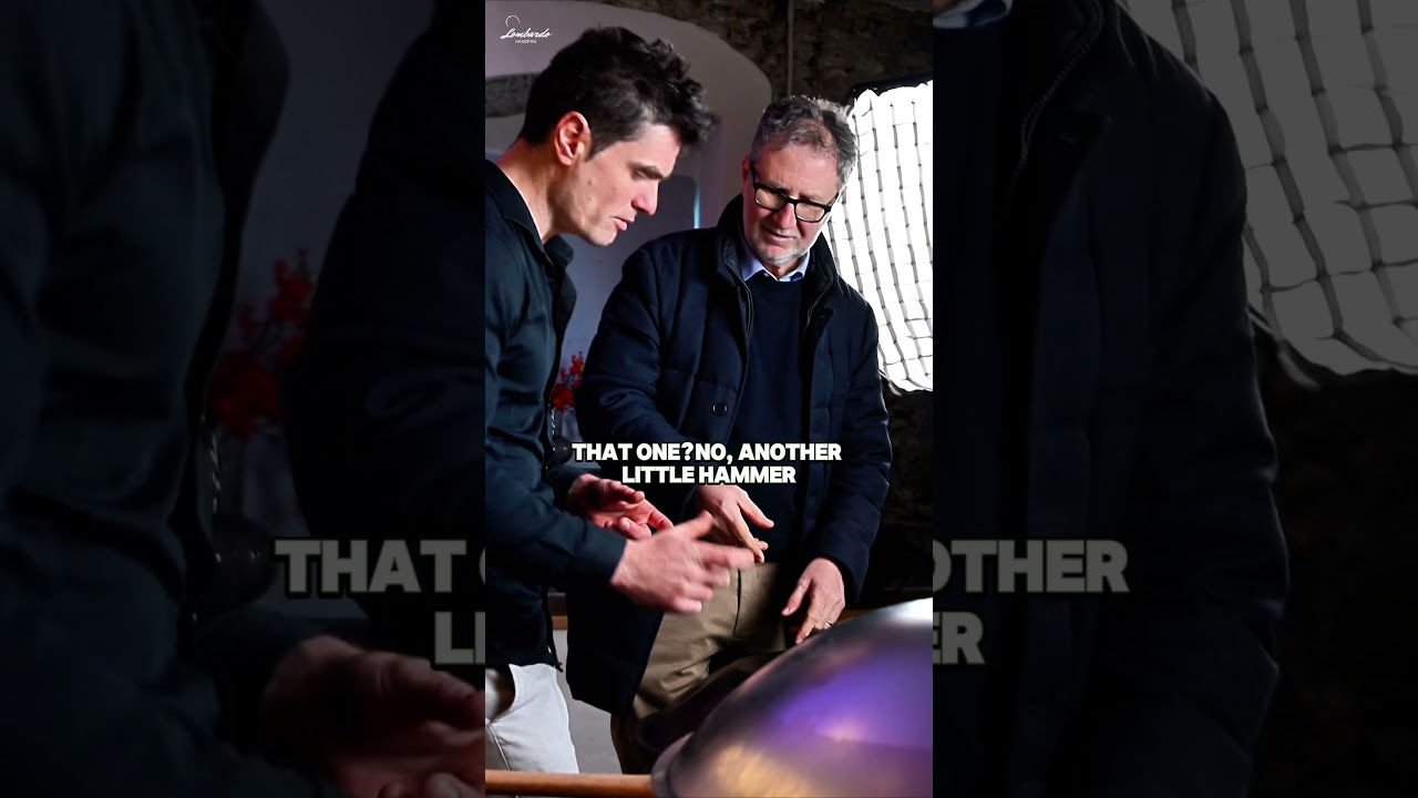 Fabio Fazio asks me how to tune a Handpan #handpan #hangdrum #fabiofazio