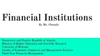 Financial Institutions: The Different Types and How They Work