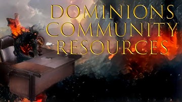 Dominions 5 - Community Resources