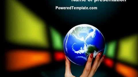Global Power PowerPoint Template by PoweredTemplate.com