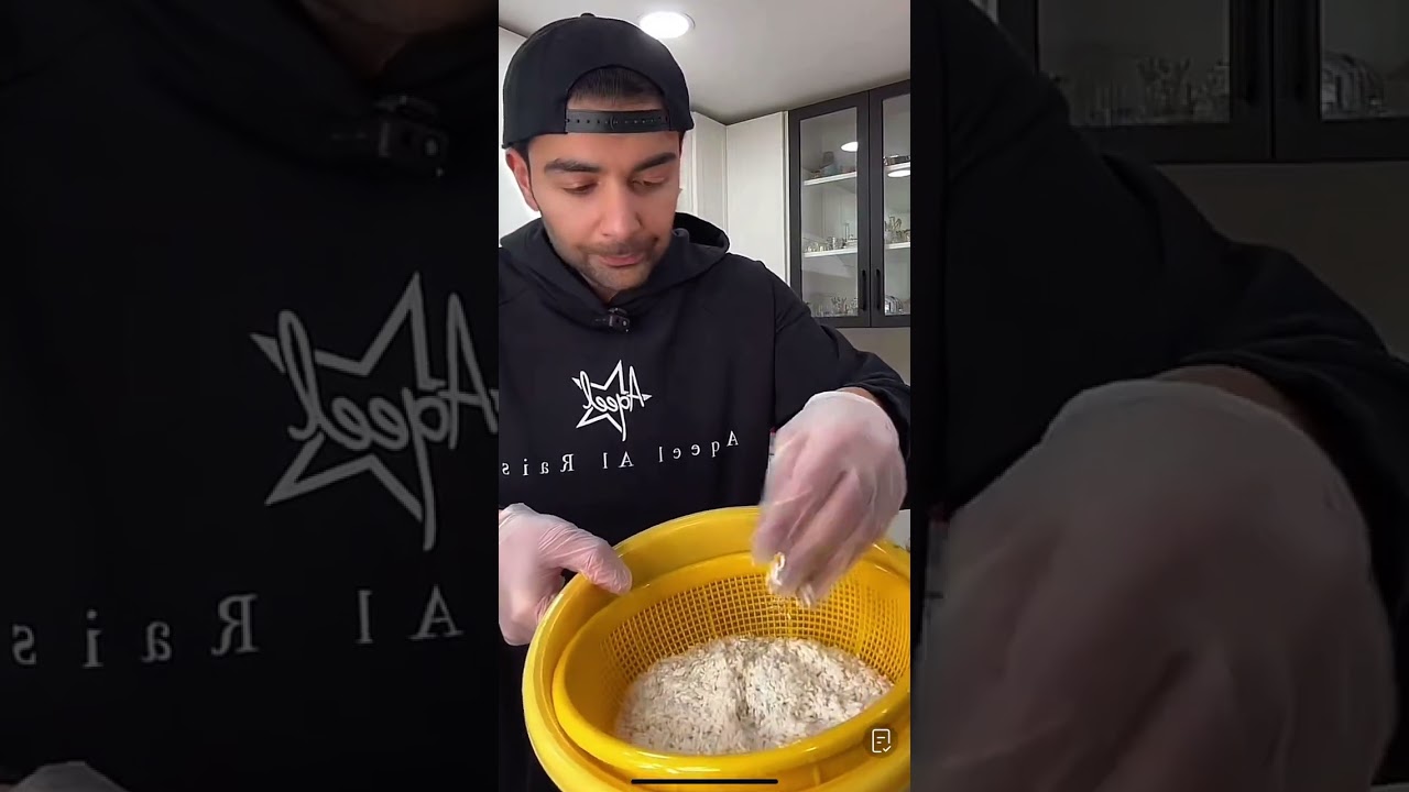 بث عقيل الرئيسي ب المطبخ (فتة ورق عنب)