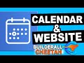 How To Add Calendar To A Website with Builderall