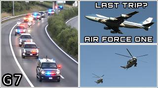 President Trump leaves Geneva | Plane's last trip as Air Force 1? | New Cadillac Escalades spotted