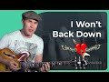 How to play Won't Back Down by Tom Petty Guitar Lesson Tutorial