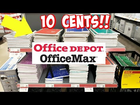 OFFICEMAX BACK TO SCHOOL SALE !! 10 CENTS NOTEBOOKS LIMITED OFFER HURRY 2019