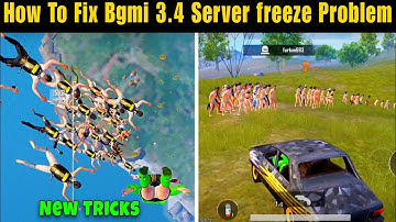 How To Fix Bgmi 3.4 Server Freeze Problem 2024 ||
