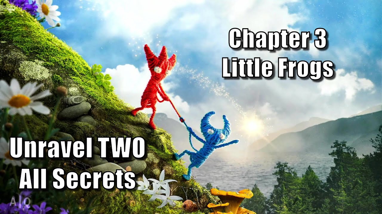 Unravel 2 Chapter 3 Collectibles - Little Frogs Gameplay Walkthrough 