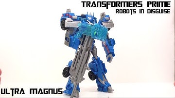 Video Review of the Transformers Prime (RiD) Voyager Class: Ultra Magnus