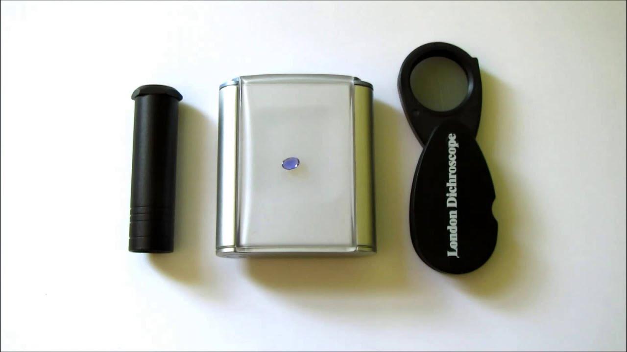 How to use the DICHROSCOPE to test gemstones for pleochroism YouTube