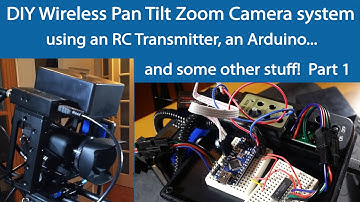 Arduino Wireless PTZ Camera system with Bescor MP-101 & RC transmitter - Tutorial