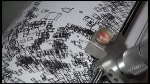 Tomislav Mikulic - Herbert und Tom (2011) - Calcomp plotter 565