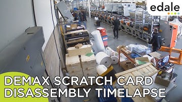 Demax Scratch Card Machine - Disassembly Time-lapse