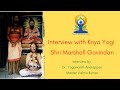 Interview with kriya yogi marshall govindan by dr yogananth andiappan  vishnu kumar kriyayoga