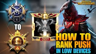 HOW TO RANK PUSH 😱🥶PLATINUM TO CONQUEROR😱 TIPS AND TRICKS 🥶😱 LOW DEVICES AND NEW PLAYERS 🤯