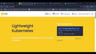 Set Up A Onenode Lightweight Kubernetes Cluster Using K3s On An Ubuntu Server
