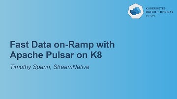 Fast Data on-Ramp with Apache Pulsar on K8 - Timothy Spann, StreamNative