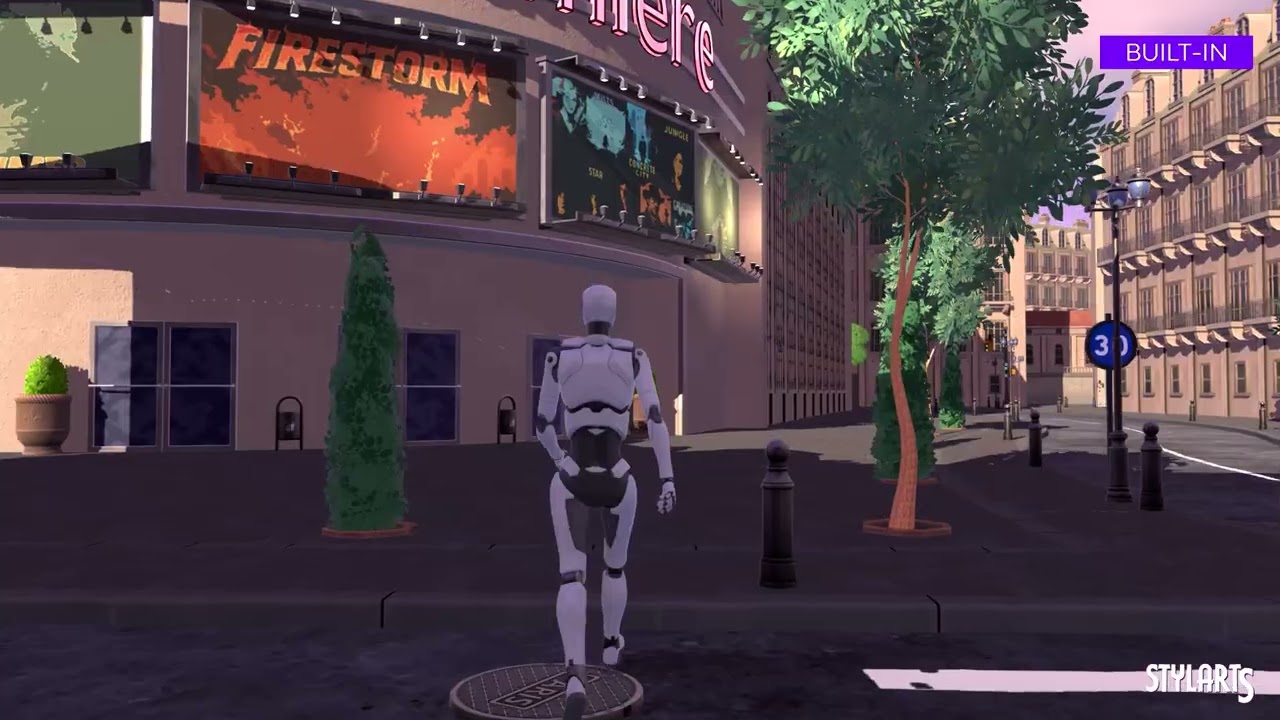Stylized Paris City, video preview 22