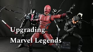 Quick and Cheap Upgrade Marvel Legends MCU Daredevil and more!