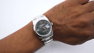 Rolex 126200 Datejust 36 mm Smooth Bezel Wimbledon Dial Oyster Bracelet Complete Set 2025