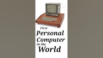 The First Personal Computer - A Lesson in Humility #computer #pc #shorts