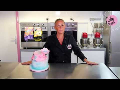 Gateau Colibri En Pate A Sucre Et Wafer Paper Youtube