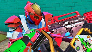 Robot FPS Shooting Strike Counter Terrorist Game Part 4 - TEAM MATCH Android Gameplay Walkthrough