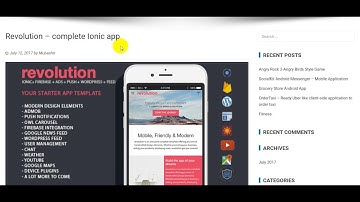Revolution – complete Ionic app free Download
