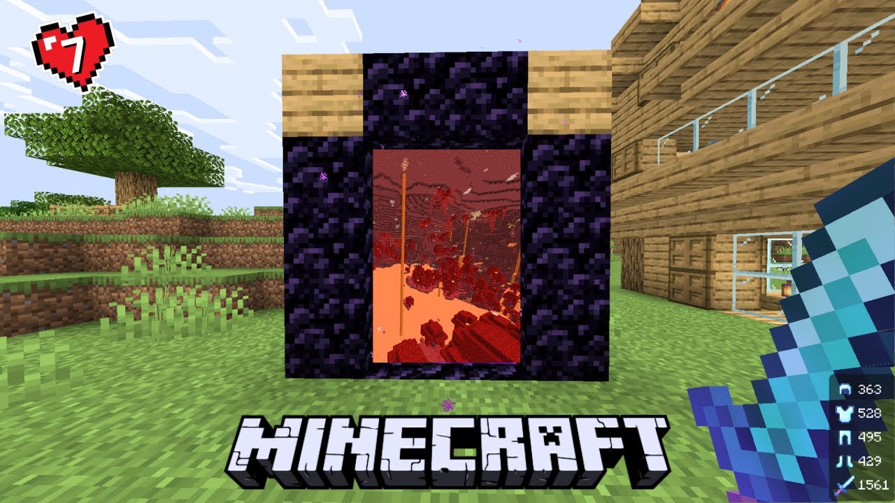 Timeslap Exploring Nether in my survival world (timeslap) - YouTube