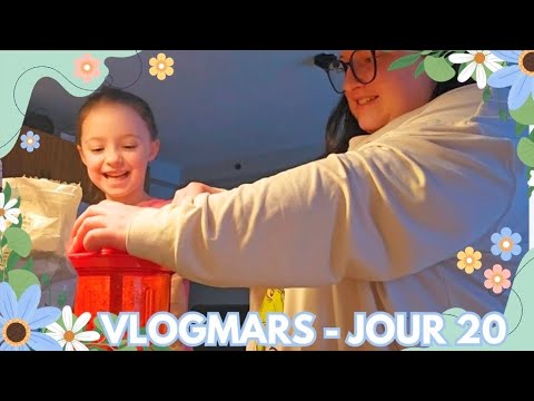 Vlogmars - Jour 20 / Haul d'épicerie + Premier Granola maison + Diner spéciale picnic