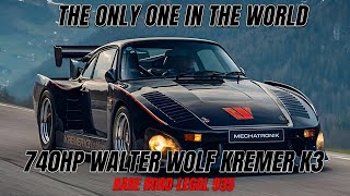 Porsche 935 Kremer K3 Le Mans - The ONLY Factory-Built Road Version | Walter Wolf's 740hp Monster