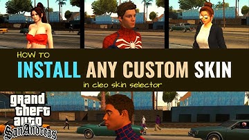 How to add skins in skin selector gta sa | how to add custom skins in gta sa | alci