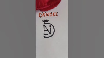 Daniel logo design comments your name like, share, subscribe #viralshort #logodesgin #youtubeshorts