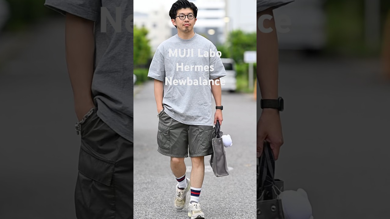 mujilabo のショーツに#hermes のフールトゥ。今あえて使うのが良いな