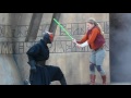 Darth Vader, Darth Maul & Seventh Sister Jedi battle
