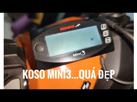 Video Review Rì viu đồng hồ KOSO MINI3 - GẮN TRÊN WINNER 150 - youtube