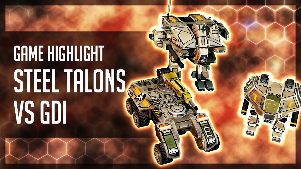 C&C3: Kane's Wrath] Game Highlight - Steel Talons vs GDI Action